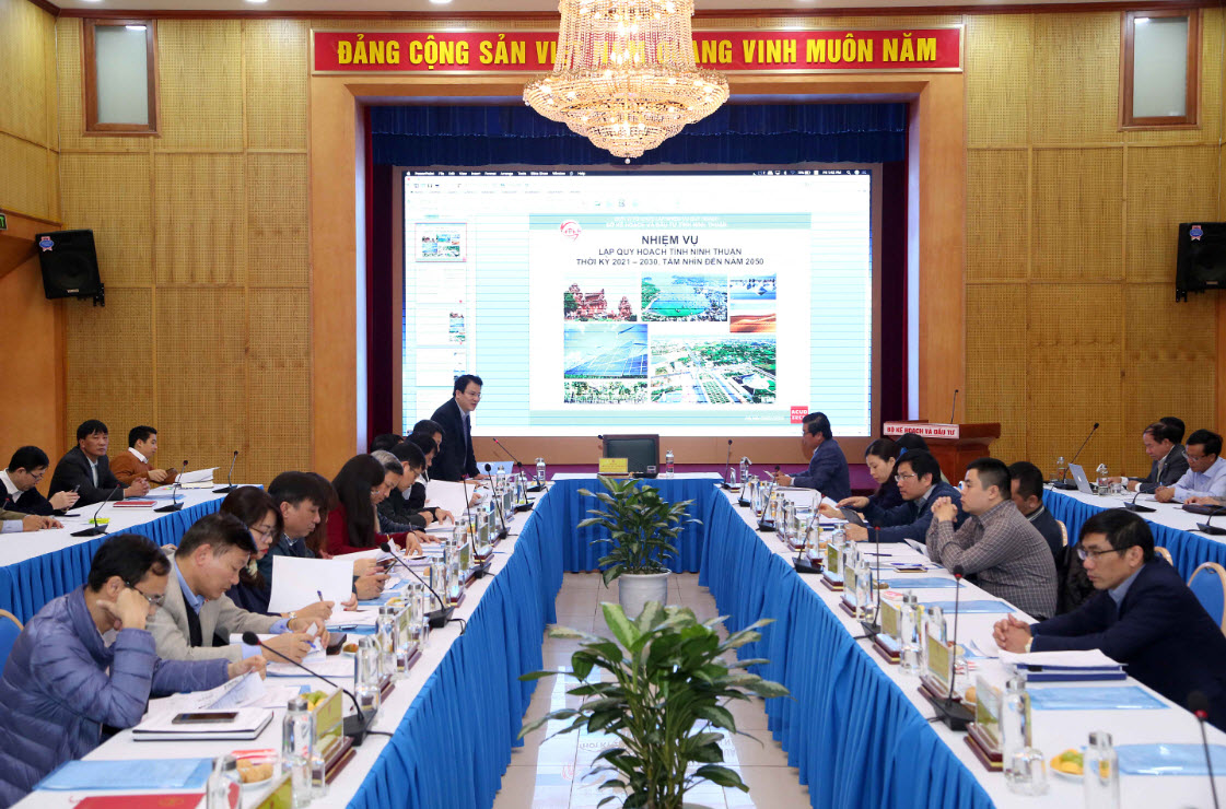 ACUD tham gia Báo cáo thẩm định nhiệm vụ lập Quy hoạch tỉnh Ninh Thuận thời kỳ 2021-2030, tầm nhìn đến năm 2050.